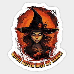 Trick 'r Treat Witch Sticker